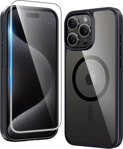 Vista 46 de FNTCASE para iPhone Air Case Clear: Fundas magnéticas para teléfono con protector de pantalla a prueba de caídas, compatibles con Magsafe, delgadas