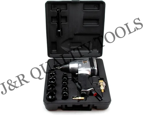 Vista 2 de VCT 17PC 1/2" LLAVE DE IMPACTO DE AIRE KIT DE PISTOLA CON CASO