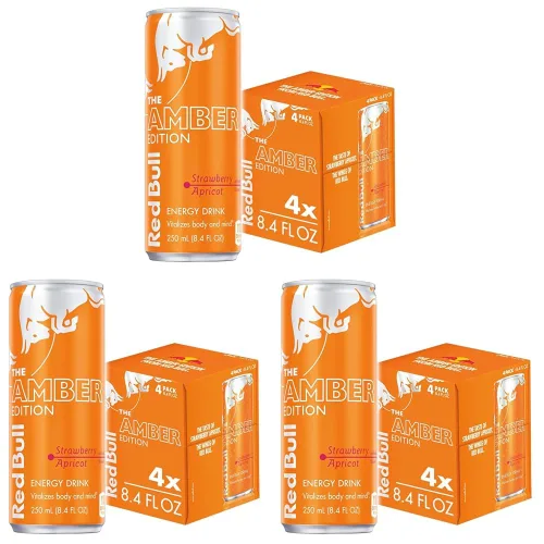 Vista 87 de Red Bull - Bebida energética, edición de coco, 8.4 onzas líquidas, paquete de 4, 33.6 onzas líquidas