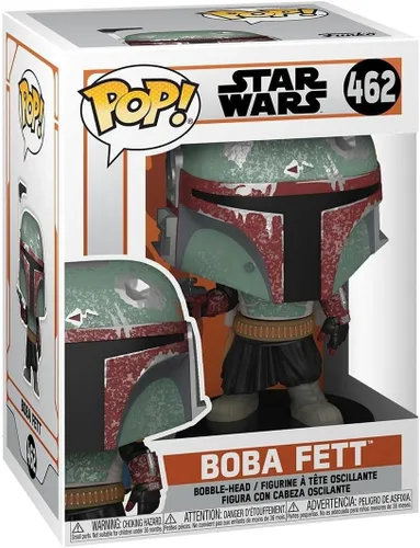 Funko POP Star Wars: Figura de acción Boba Fett de The Mandalorian