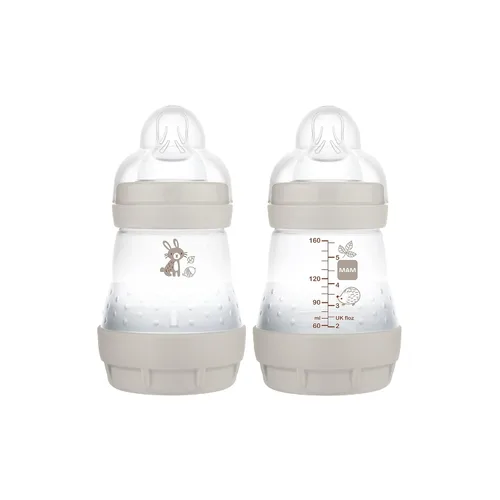 Vista 11 de MAM Biberones anticólicos Easy Start de 5 oz, flujo lento con tetina de flujo medio adicional, reduce cólicos, gases y reflujo, fácil de limpiar