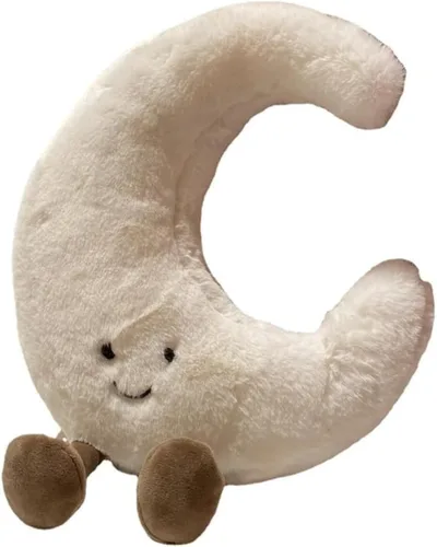 OUKEYI Divertido juguete de peluche de sol y luna, suave juguete de peluche de sol, almohadas de sofá de cabecera, utilizado para decoración del