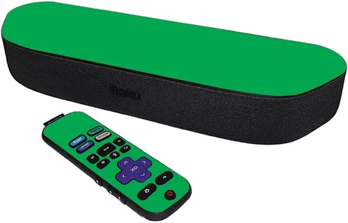 Vista 14 de MightySkins Skin compatible con Roku Streambar Media Player (2020) - Azul sólido Funda protectora de vinilo duradera y única Fácil de aplicar