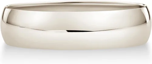 Vista 14 de Alianza de boda para hombre simple tradicional de 5 mm de oro amarillo de 10K (talles disponibles 7-12 1/2)