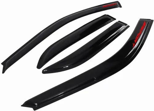 Vista 2 de EVPROXP - Visera de protección contra la lluvia compatible con Honda Civic 1992-1995 de 4 puertas, deflector de ventilación de ventana lateral