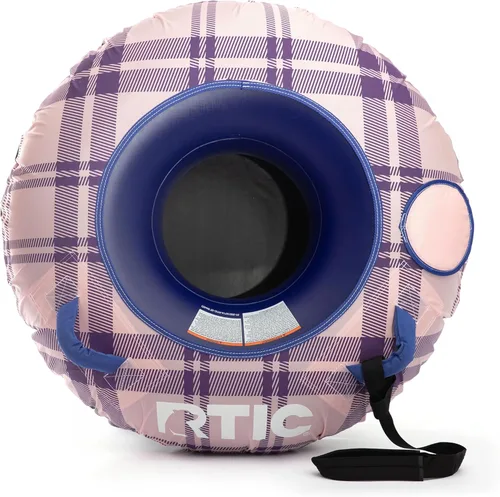 RTIC Tubo de nieve resistente para trineo resistente para niños y adultos, trineos inflables de invierno, parte inferior de lona resistente a