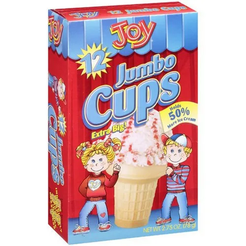 JOY JUMBO PASTEL CONOS DE HELADO 2.75 OZ