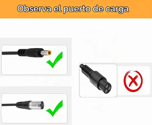 Vista 3 de Cargador de 42V para HY-A02 37V 2.0Ah Batería Compatible con HY-A02 Cable Adaptador de Alimentación de Batería
