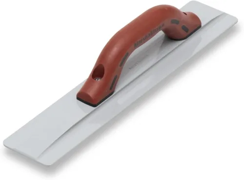 Vista 8 de MARSHALLTOWN Flotador de mano de magnesio de extremo biselado de 20 pulgadas, hormigón, 20 pulgadas, mango DuraSoft, hoja de magnesio fundido