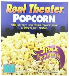 Whirley Pop Real Theater - Palomitas de maíz con mantequilla para cine (27.5 onzas), en caja