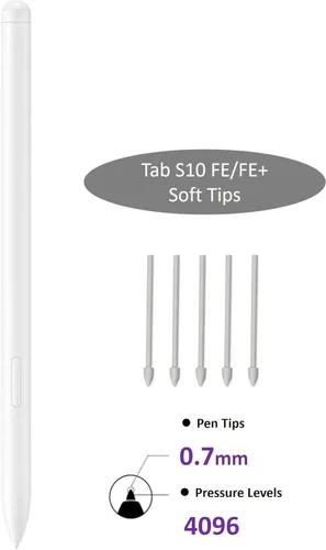 Vista 2 de 5 puntas blandas OEM Tab S10 FE de repuesto para Samsung Galaxy Tab S10 FE/S10 FE+/S10/S10+ Plus/S10 Ultra Tablet Tab S10 Stylus S Pen Puntas