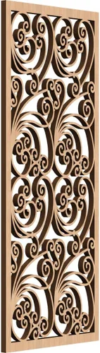 Vista 109 de Ekena Millwork WALW10X25X0250MALBI Marilla Paneles de pared decorativos de madera con calado, 9 3/8 pulgadas de ancho x 24 3/8 pulgadas de alto