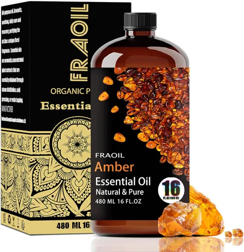 Vista 55 de Amber Essential Oil, Amber Oil 4 Fl Oz 120ML for Diffuser Humidifier Yoga Cleaning DIY Candle Soap Making Essential Oils