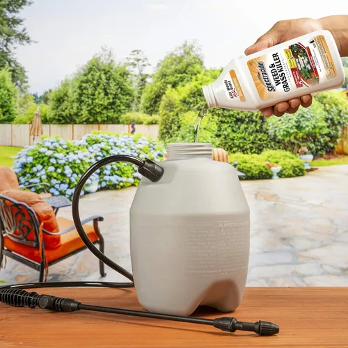 Vista 4 de Spectracide HG- Concentrado para matar hierba y malas hierbas , paquete de 1