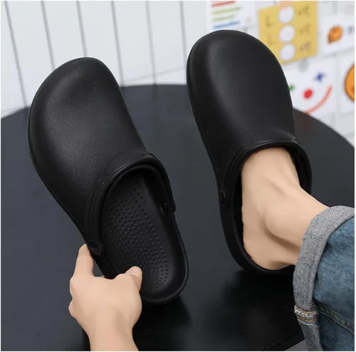 Vista 3 de Unisex EVA Clogs Waterproof Comfortable Oil-Resistant Non-Slip Work Shoes for Chef Nurse