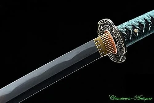 Vista 7 de Espada japonesa Honsanmai Kobuse Jihada forjado SandwichHoja de acero Hamon