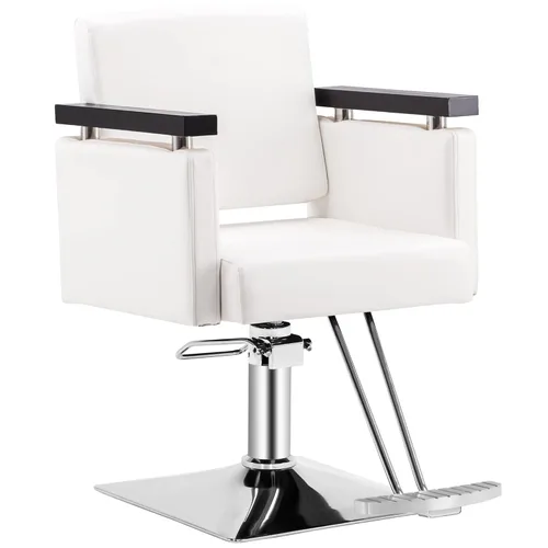 Vista 10 de BarberPub Silla de peluquero hidráulica clásica Silla de salón de belleza Spa Styling Equipo de salón 8803 (verde)