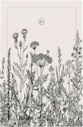 Vista 21 de Mid Century Morden Boho - Placa de pared para interruptor de luz dúplex de 1 banda, placa frontal decorativa eléctrica para receptáculo para baño