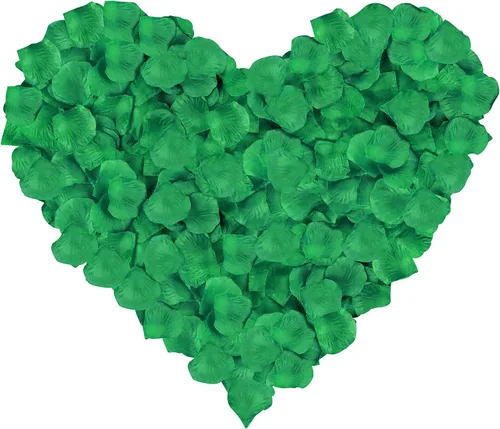 Vista 21 de 1000 pétalos de rosa de seda artificial, para decoración de bodas, fiestas