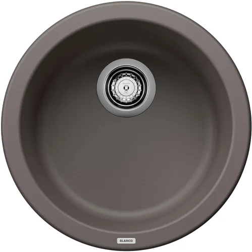 Vista 6 de BLANCO, 511632 RONDO SILGRANIT - Fregadero de barra redonda empotrado o empotrado antracita