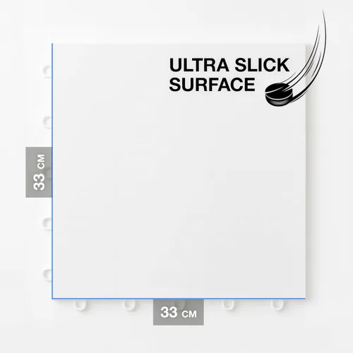 Vista 5 de Hockey Revolution My Puzzle Durable Flooring Tiles - Slick Interlocking Training Surface for Stickhandling, Shooting, Passing - Build Your Own