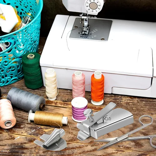 Vista 6 de TIGARI Pie Prensatelas de Dobladillo Enrollado, Pie de Coser de Dobladillo Enrollado, Pie de Presión de Dobladillo Enrollado de 7/8/9/10mm de Ancho