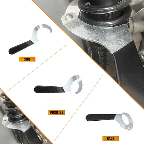 Vista 3 de Llave de ajuste de llave de choque de motocicleta de 2 a 4-3/4 pulgadas apta para Harley