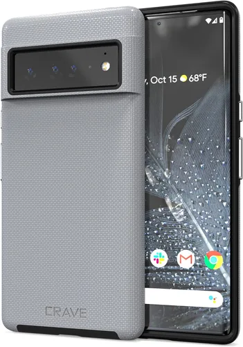 Vista 19 de Crave Dual Guard para Google Pixel 6 Pro, funda de doble capa de protección contra golpes para Google Pixel 6 Pro - Aguamarina