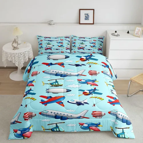Vista 54 de Feelyou Juego de edredón de la Torre Eiffel, elegante juego de ropa de cama de París, edredón romántico para niños, niñas, niños, adolescentes
