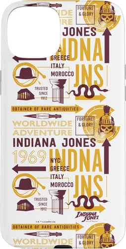 Vista 9 de Funda para iPhone 16 Indiana Jones y el dial de Destiny Worldwide Adventure
