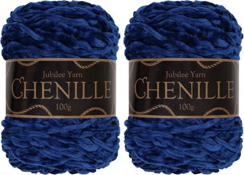 Vista 16 de JubileeYarn - Hilo de chenilla, 3.53 oz/pastel, peso peinado, circonita, terciopelo blanco, 1 pastel
