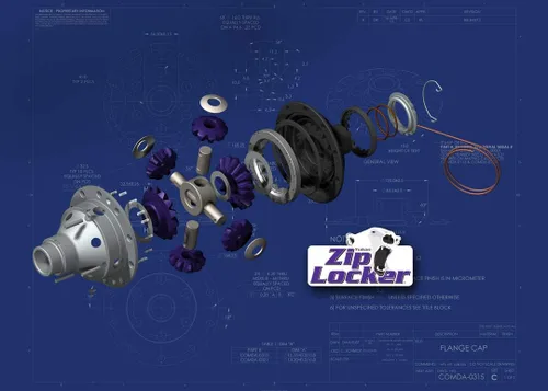 Vista 2 de Yukon Gear & Axle YZLD30-4-27 Zip Locker para Dana 30 27-Spline