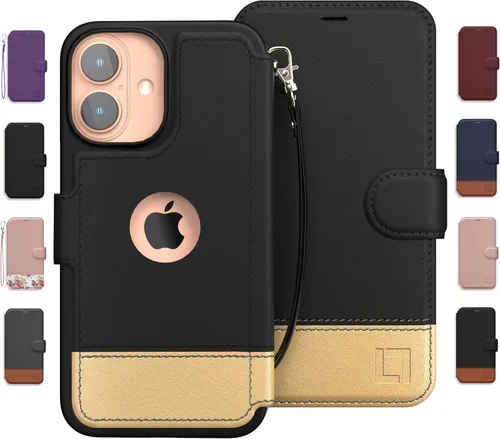 Vista 72 de LUPA Legacy Funda tipo cartera compatible con iPhone 13 Mini, funda con tarjetero, delgada y duradera, para mujeres y hombres, funda para iPhone 13