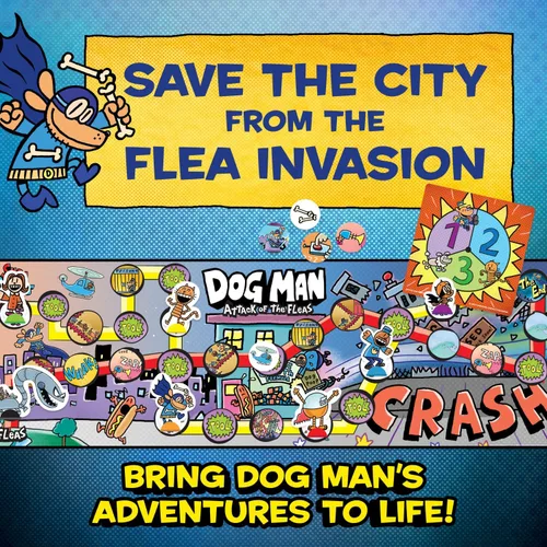 Vista 4 de University Games Dog Man: Attack of The Fleas Game (UG-07010)