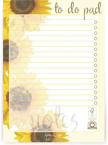 Vista 2 de Ashton and Wright - Bloc diario para hacer – Organizador de escritorio floral A5 – [Paquete de 2] – 60 hojas – 2.82 oz/m²