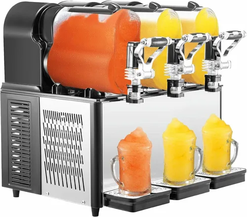 Máquina comercial de granizado de 3/6/9L, máquina para hacer granizados de -2 ~ -44.6 °F, máquina de granizado de hielo con pantalla LED para el
