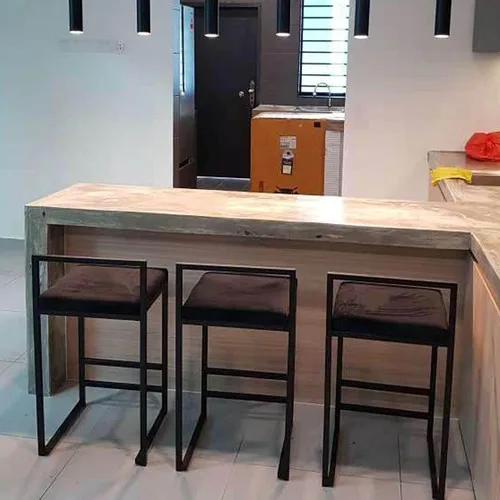 Vista 4 de Juego de 2 taburetes de bar giratorios de terciopelo con altura de mostrador, tapizados en gris, con respaldo para cocina, isla, pub, hogar, bar