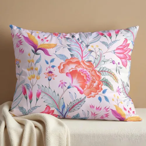 Vista 20 de Decozen Fundas de almohada – Paquete de 1 funda de cojín decorativa con estampado floral para decoración del hogar, sofá, silla, cama, patio, sala