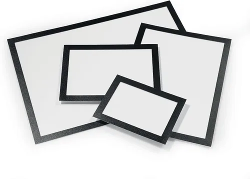 Vista 2 de Durable Duraframe 476801 - Marco magnético autoadhesivo, tamaño carta, 2 unidades, color negro, Negro