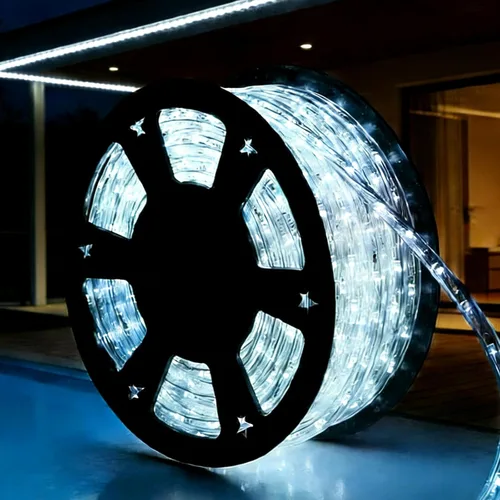 Vista 11 de Cuerda de luces verdes, tira de luces LED de 99 pies para exteriores, impermeable, iluminación decorativa para interiores/exteriores, cubierta