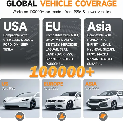 Vista 6 de FOXWELL NT301 OBD2 Scanner Live Data Professional Mechanic OBDII Diagnostic Code Reader Tool for Check Engine Light