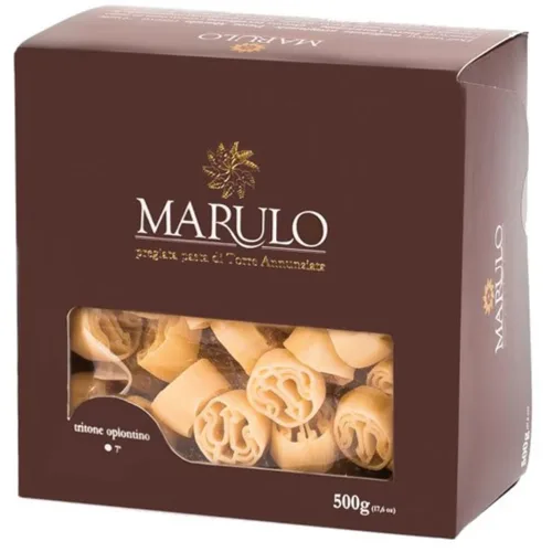 Marulo Tritone Oplontino, Pasta italiana artesanal, troquelada de bronce, solo 2 ingredientes, 100% sémola dura, importada de Campania, Italia, 1.1