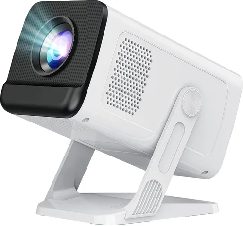 Mini proyector portátil para dormitorio con WiFi y Bluetooth bidireccional 1080P 4K soporte inteligente Android 14 OS Auto Keystone compatible con