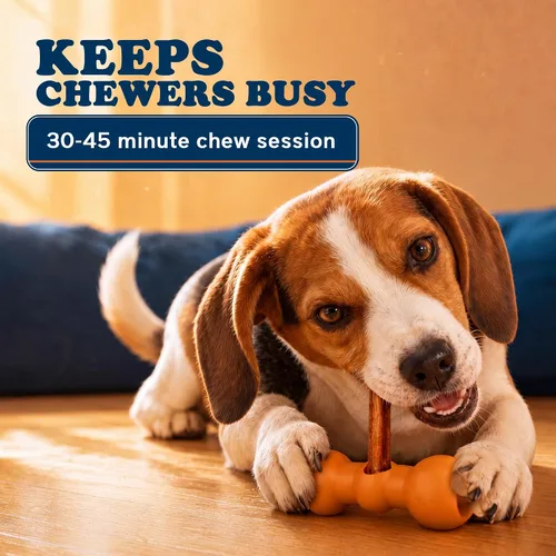 Vista 7 de Bow Wow Labs SafeFit™ Bully Sticks para perros, palitos de carne de res 100% naturales, alimentados con pasto, de bajo olor, masticables de larga
