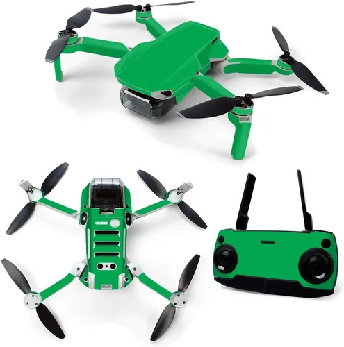 Vista 17 de MightySkins Skin para DJI Mavic Mini Drone Quadcopter portátil - Azul sólido Cubierta protectora de vinilo duradera y única Fácil de aplicar