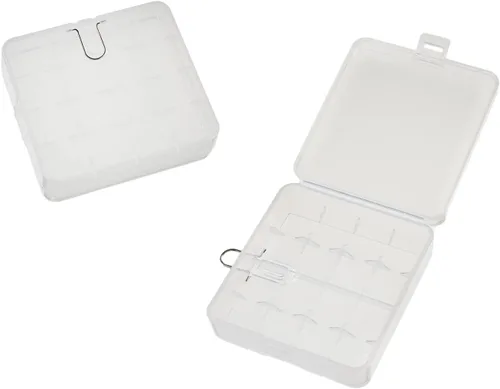 Vista 5 de Fielect 2 x 18350 Caja de Almacenamiento de Batería Titular Caja Organizador Transparente