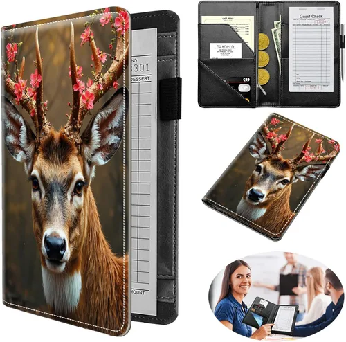 Vista 155 de Diseña Tus Propios Libros de Servicio con Nombre e Iniciales para Camareras, Dikoer Libro de Servicio de Camarero Personalizado con Nombre