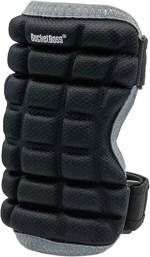 Vista 8 de Bucket Boss - Rodilleras de béisbol utilitarias, rodilleras protectoras (BB1), color negro