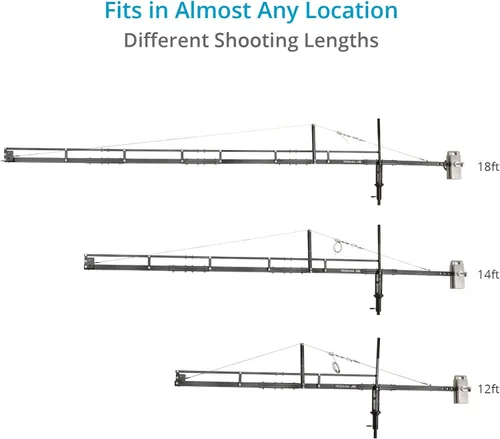 Vista 3 de PROAIM Brazo de horca de grúa de cámara de 18 pies para cardanes de 3 ejes, inclinación panorámica y cabezal fluido. Para cámaras de video DSLR