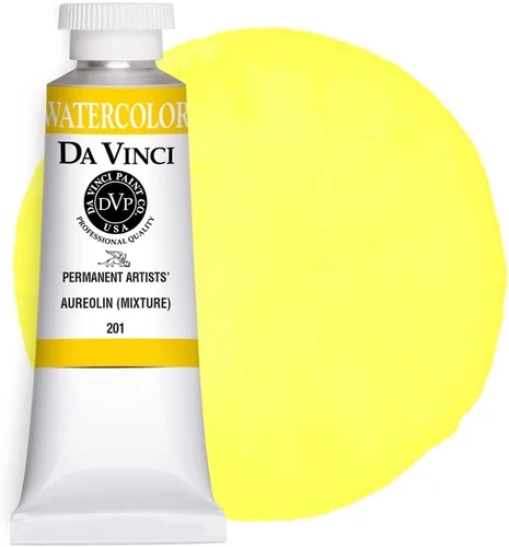 Vista 110 de DA VINCI PAINTS Pintura Acuarela Profesional para Artistas, Azul Cobalto, 15mL